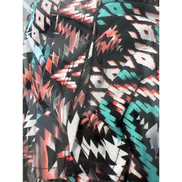 Vanity Aztec Geometric Maxi Skirt Womens Medium Black Multi Western Navajo Boho - Picture 5 of 6